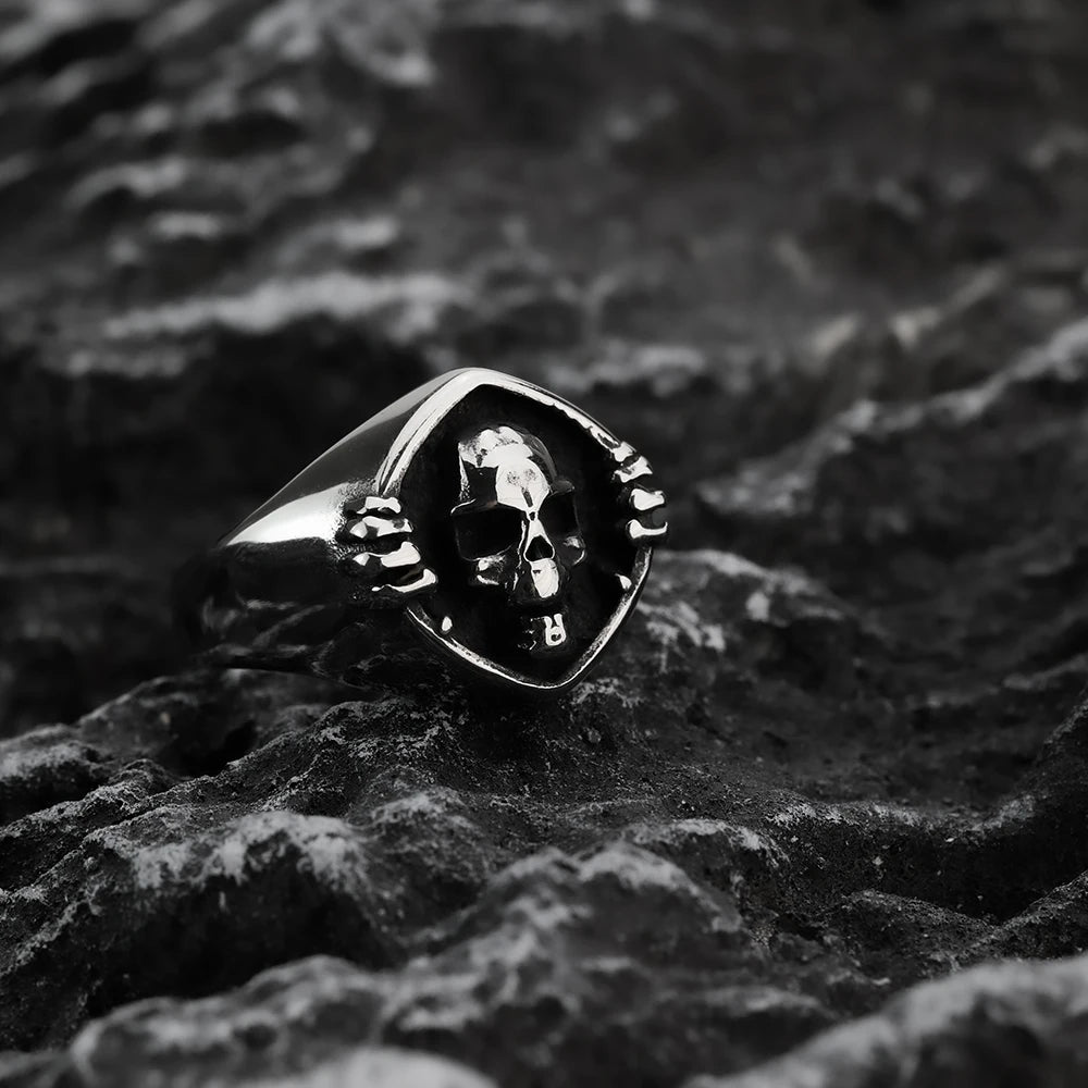 Gravín Nordic Rings – Viking Symbols | Titanium Steel Heritage Series