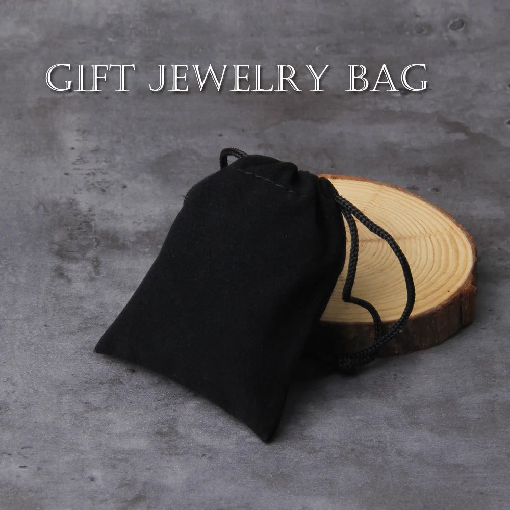 Raven Fang Cuff – Viking Steel Bracelet with Wooden Box