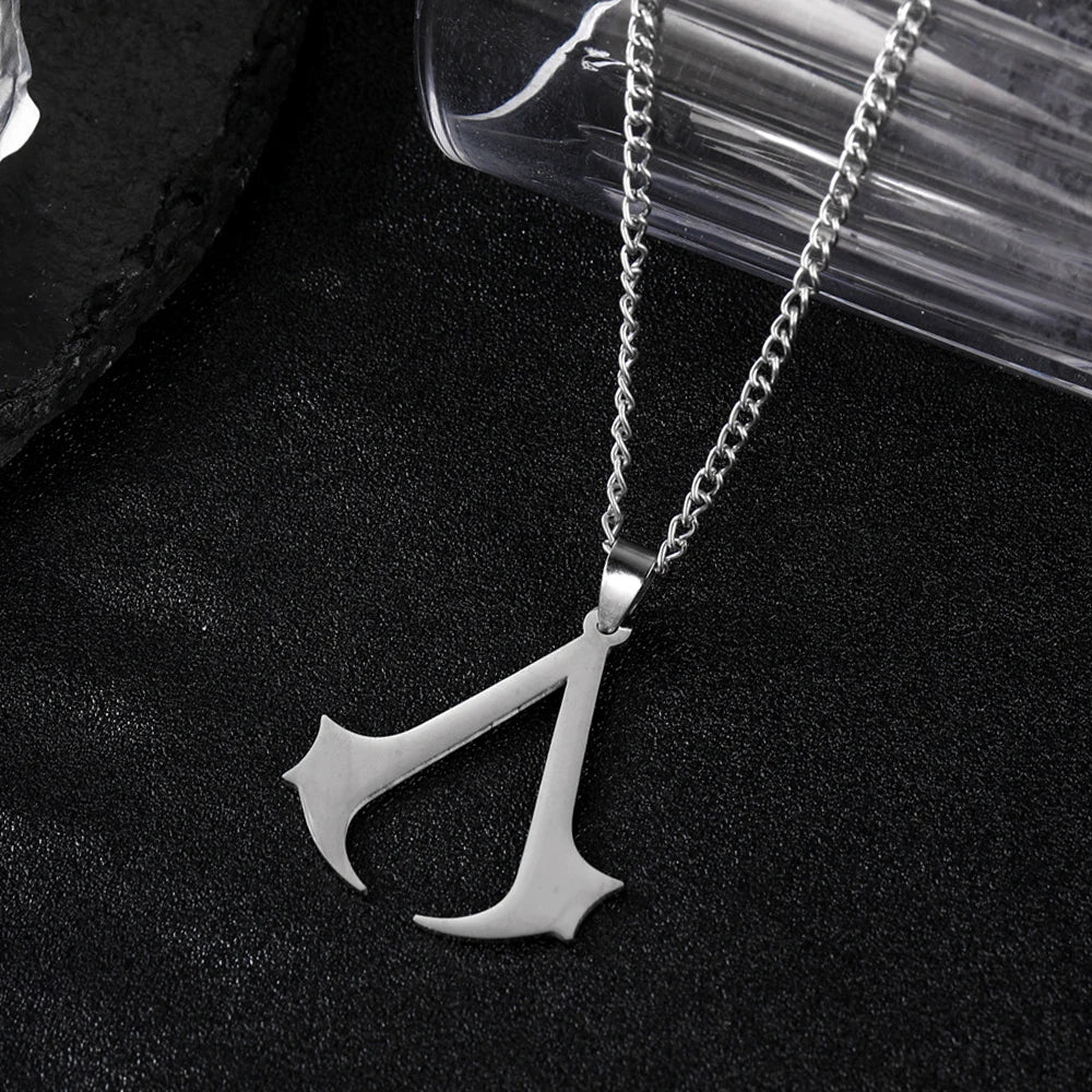 Assassin’s Creed Stainless Steel Pendant – Gamer Necklace for Men & Women