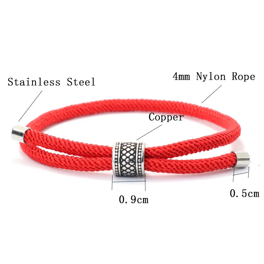 Gravín Classic Nylon Viking Bracelet – Adjustable 4mm Cord