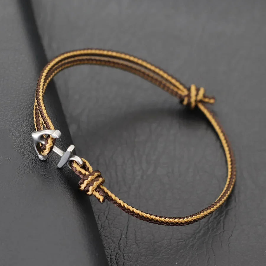 Gravín Anchor Cord – Adjustable Minimalist Bracelet