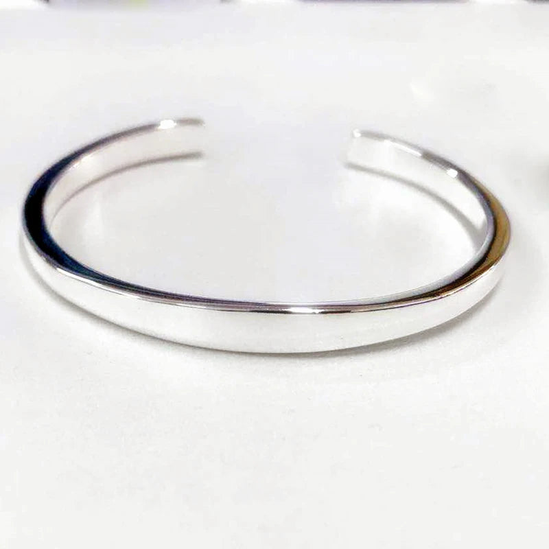 Title: The Artisan Silver – Minimalist & Cultural Open Cuff Bracelets