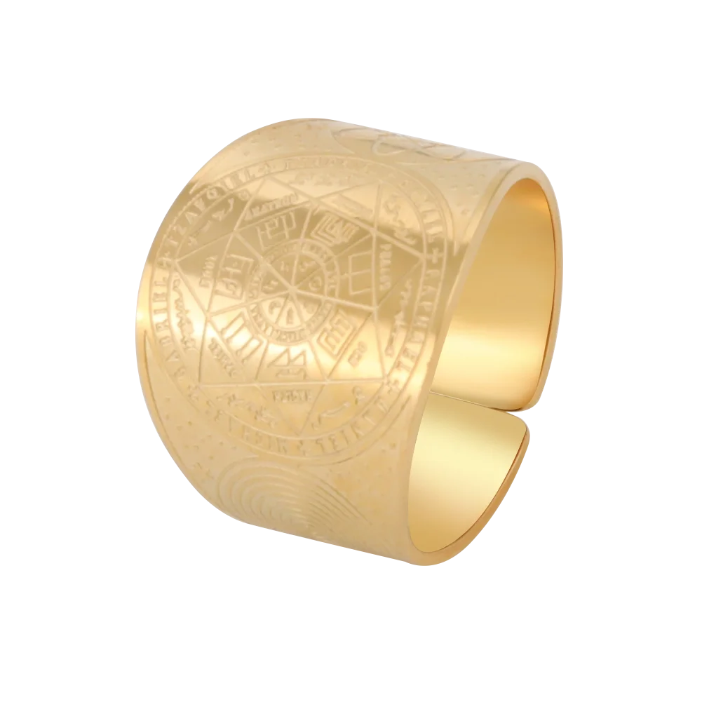 Dawapara Archangels Seal Ring – Seal of Solomon | Vintage Amulet Collection