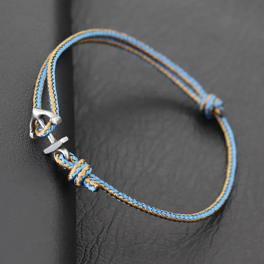 Gravín Anchor Cord – Adjustable Minimalist Bracelet