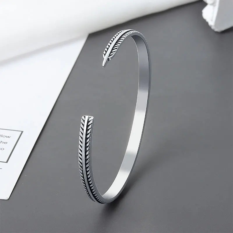 Title: The Artisan Silver – Minimalist & Cultural Open Cuff Bracelets