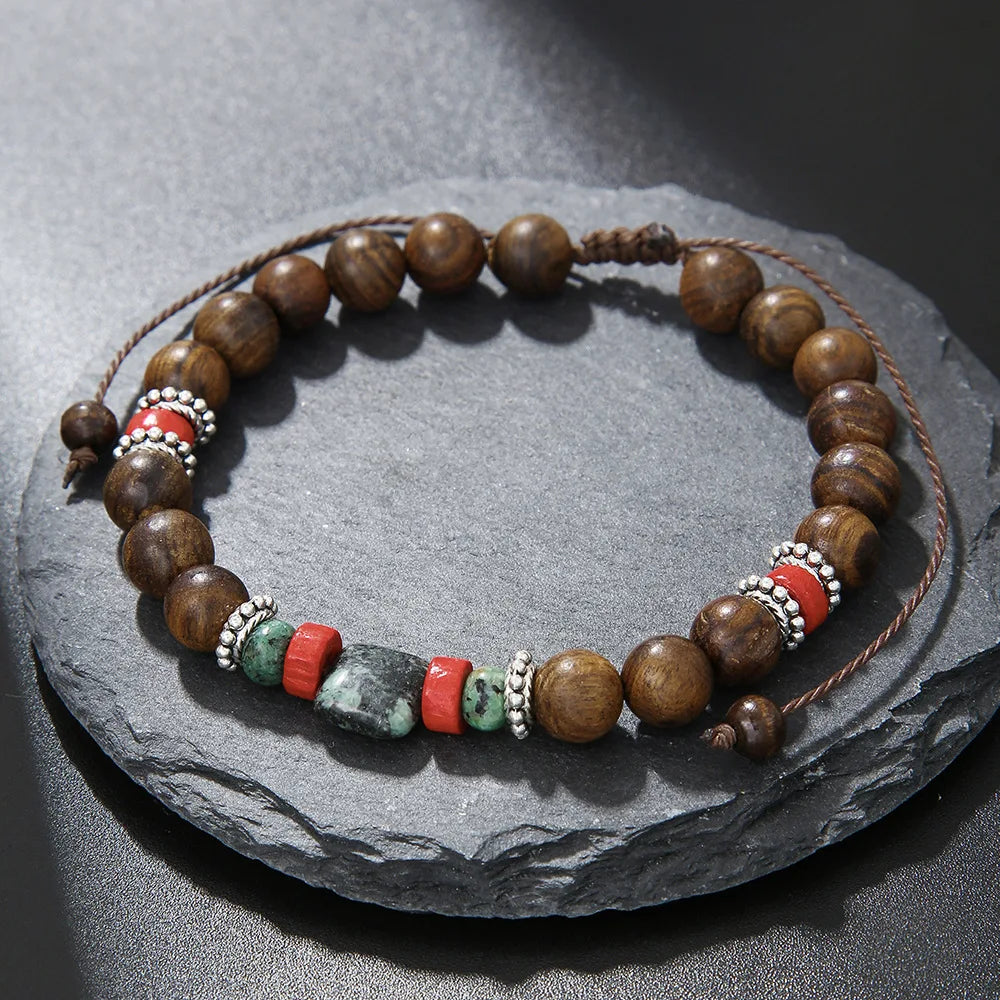 Tribal Skull Beaded Bracelet Set – Gravín Originals