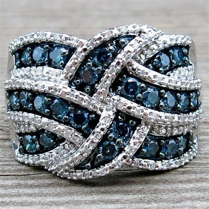 Classic Zircon Heritage Ring – Bold Retro Statement Jewelry for Men