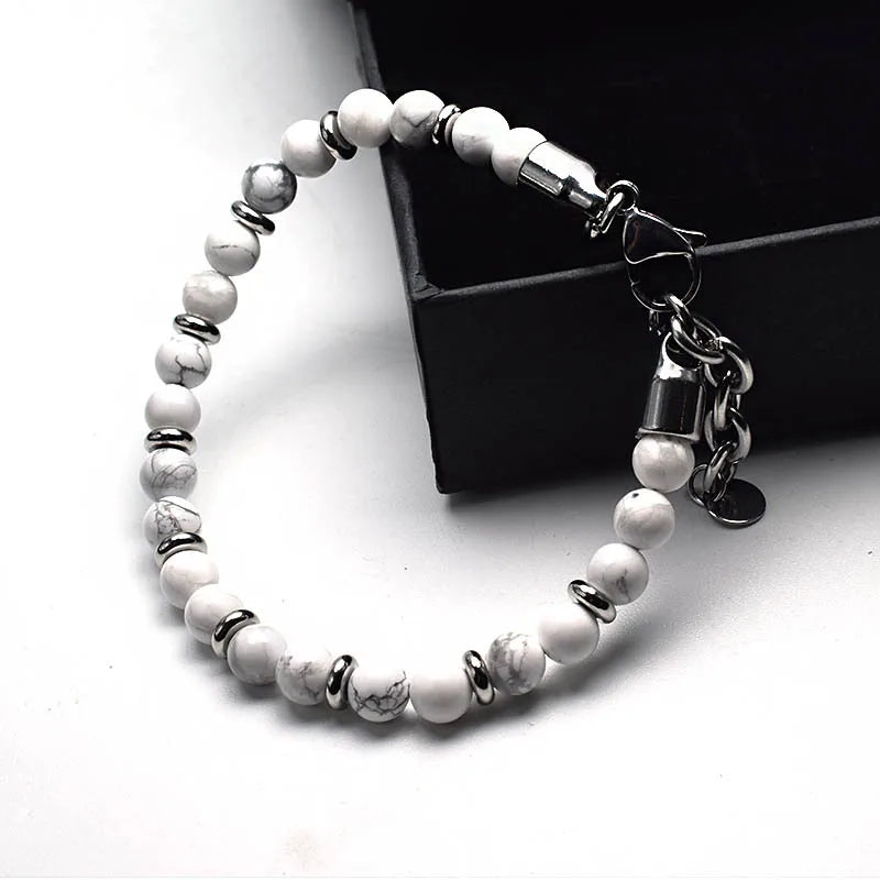 Tiger Eye Natural Stone Bracelet – 6mm Beads with Stainless | Gravín Energy