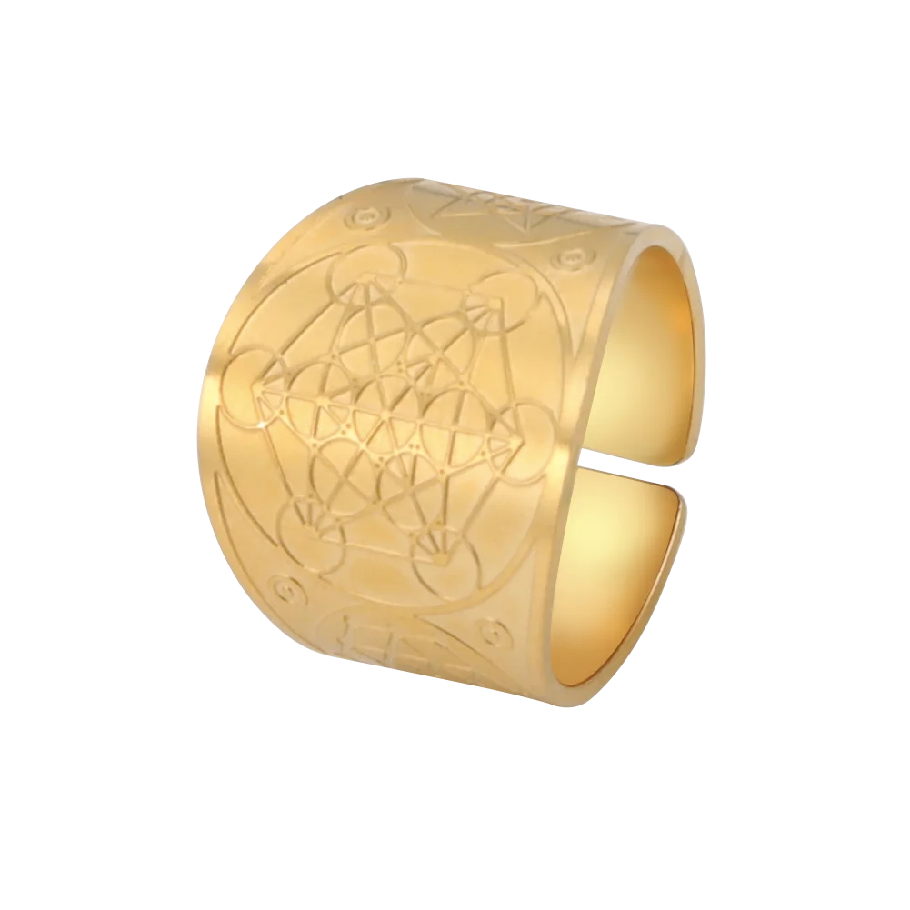 Dawapara Archangels Seal Ring – Seal of Solomon | Vintage Amulet Collection