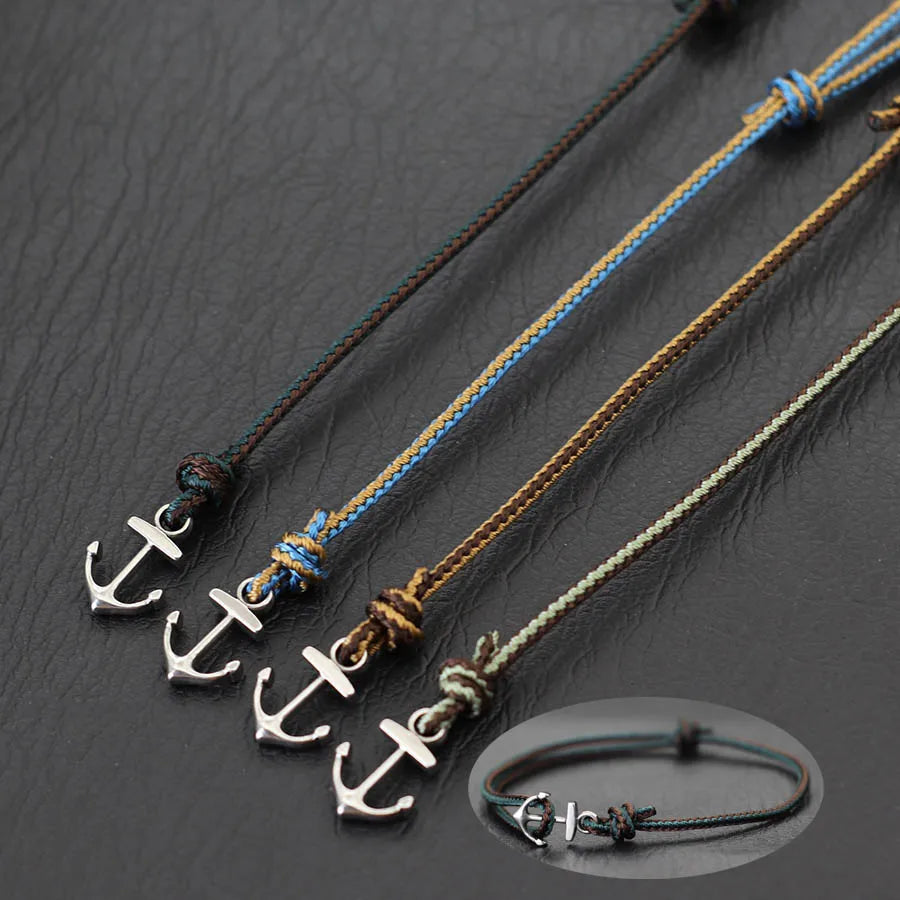 Gravín Anchor Cord – Adjustable Minimalist Bracelet