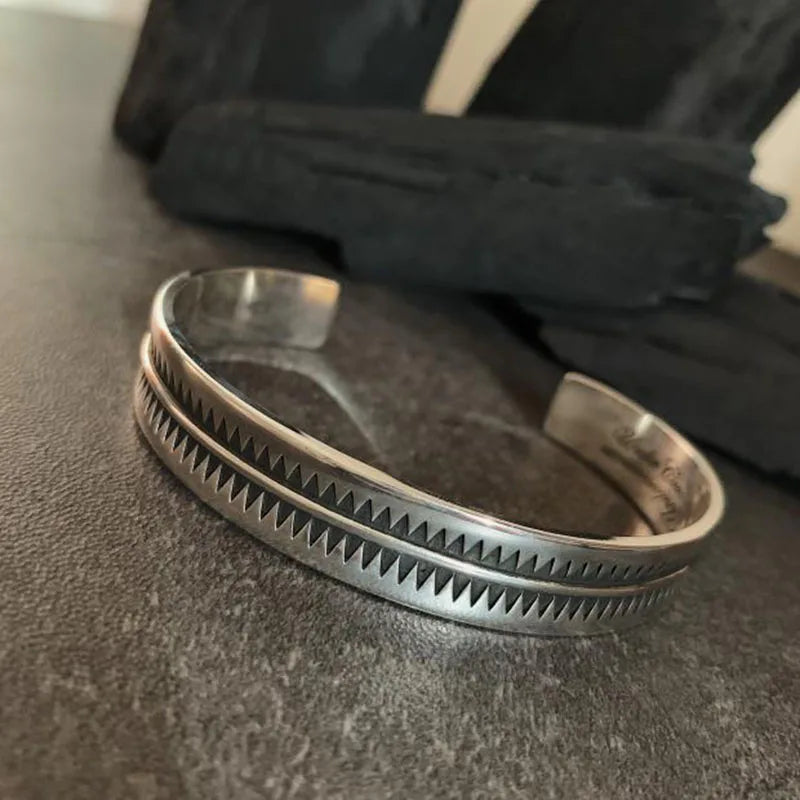 Title: The Artisan Silver – Minimalist & Cultural Open Cuff Bracelets