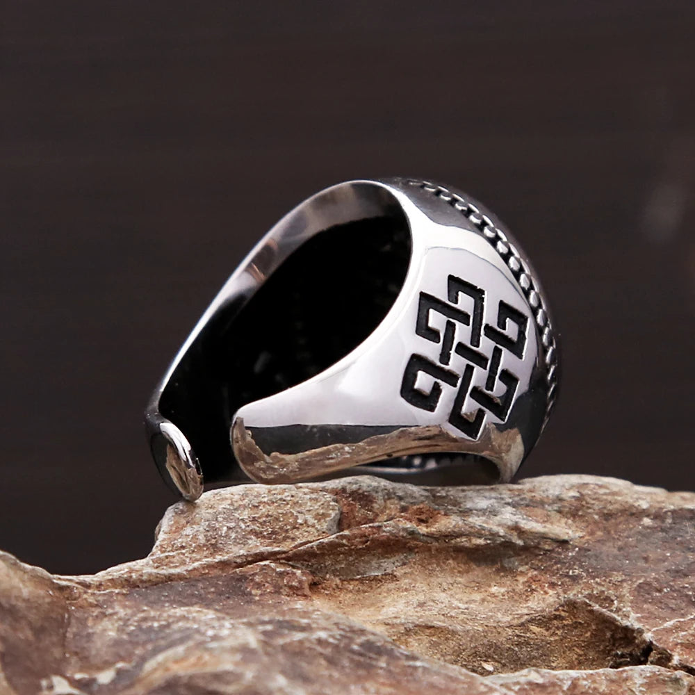 Gravín Yggdrasil Ring – Viking Tree of Life Stainless Steel Amulet
