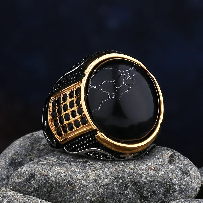 Gravín Rings – Black & Tiger Eye Zircon Collection | 2024