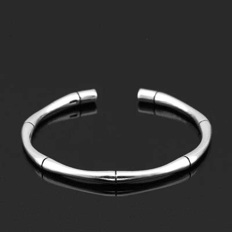 Title: The Artisan Silver – Minimalist & Cultural Open Cuff Bracelets